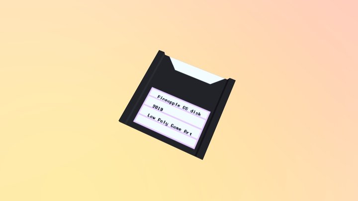 Floppy Disk 3D Model
