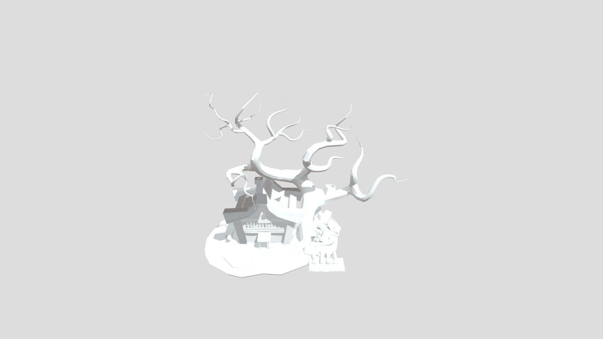 Hut and Tree