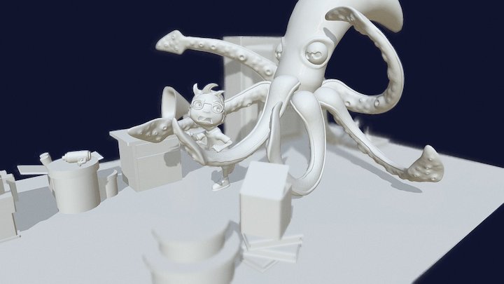 Céphaipiaigé by Adrien Magin (It's a Trap !) 3D Model