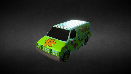 Racing Van - second edition 3D Model