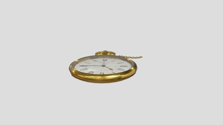 PROP_ Pocket Watch_TEXTURED_LOD0_v59 3D Model
