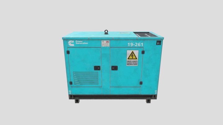 Generator Cummins 3D Model
