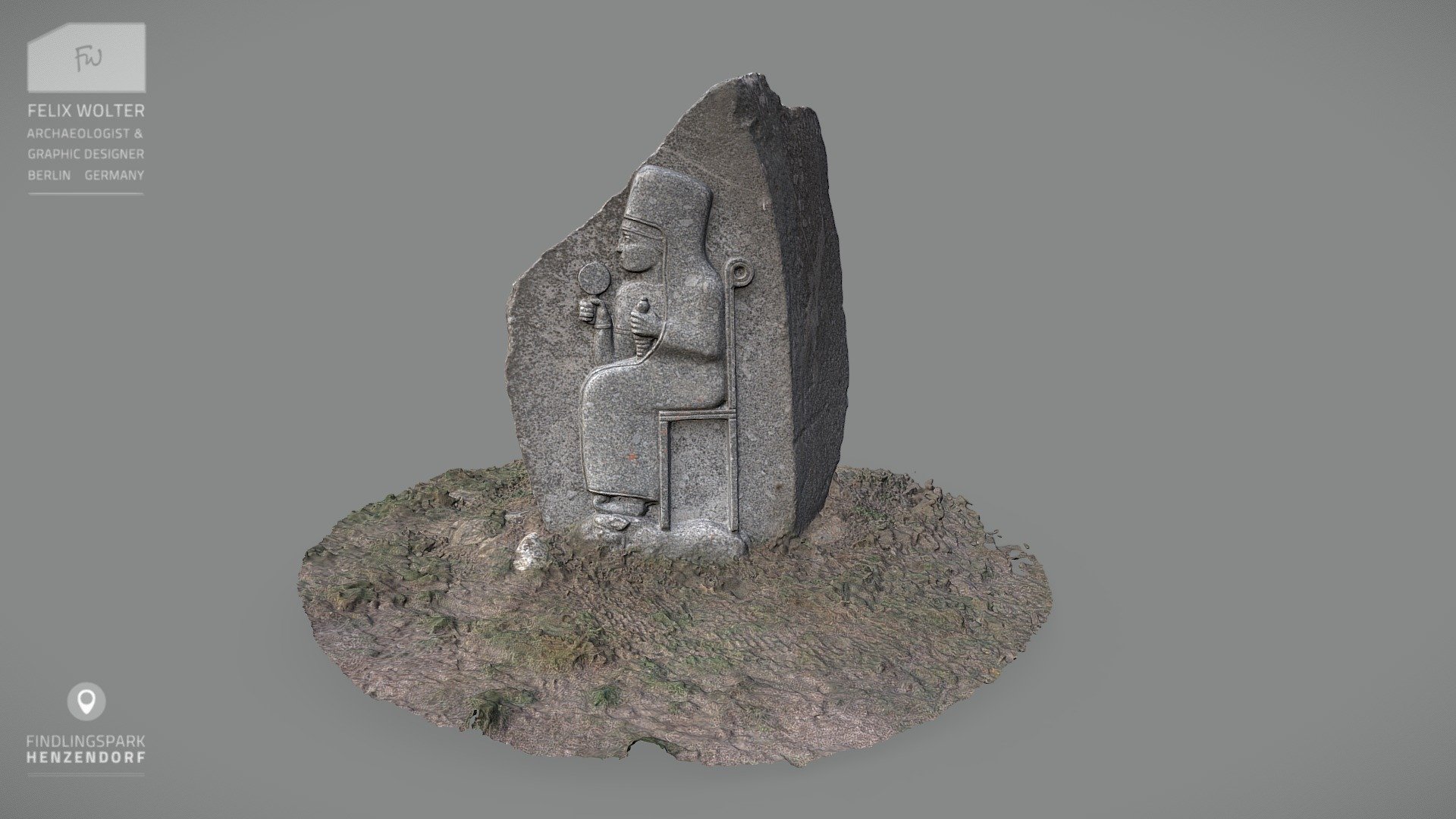 Kubaba Stele Henzendorf Germany Download Free 3d Model By Felix Wolter Felixwolter 258ff68