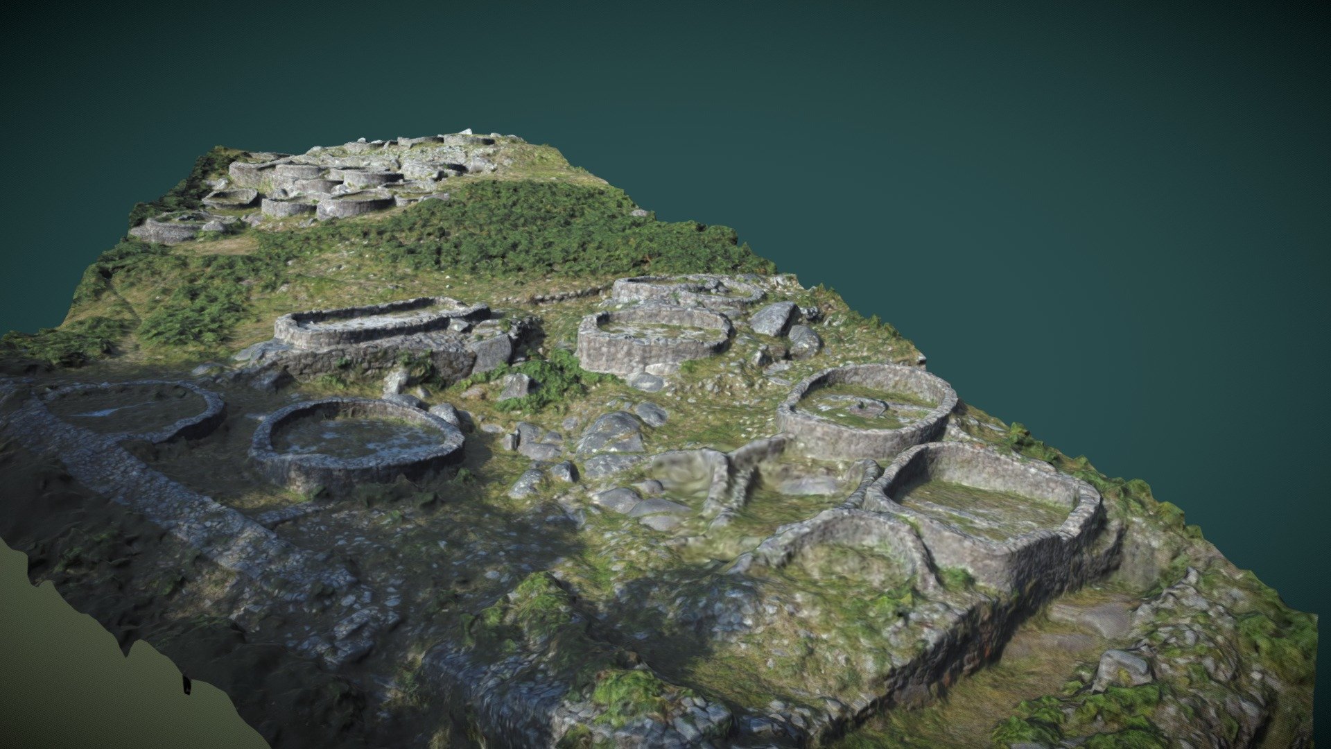 Castro do Facho Donón. Cangas. - 3D model by xxxaaannn [25901fe ...