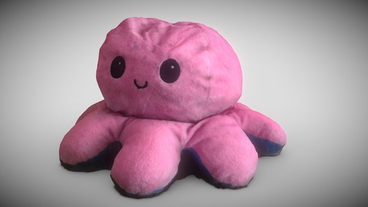 Plush Octopus 3D Model