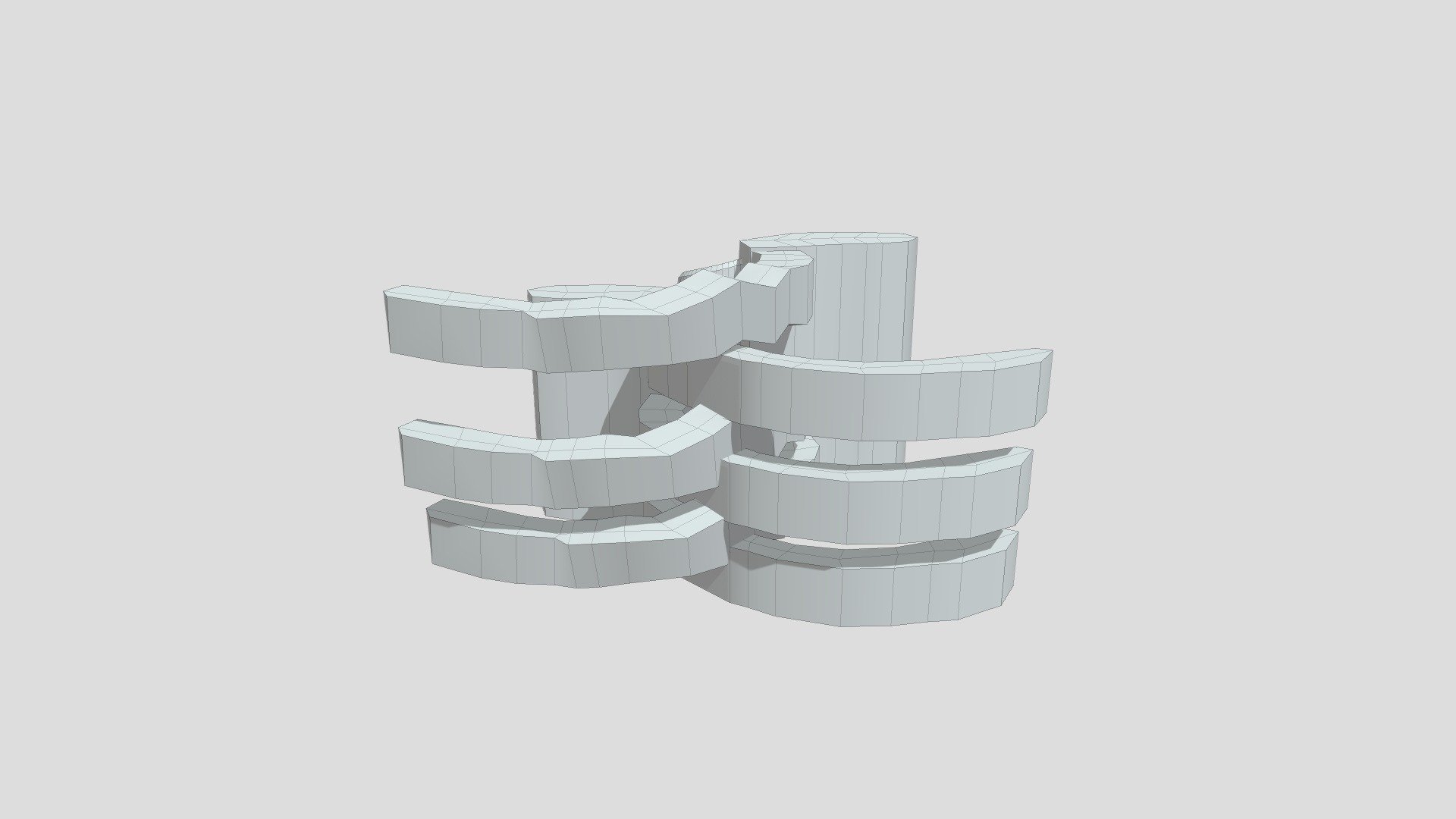 Rough Hairclip Model