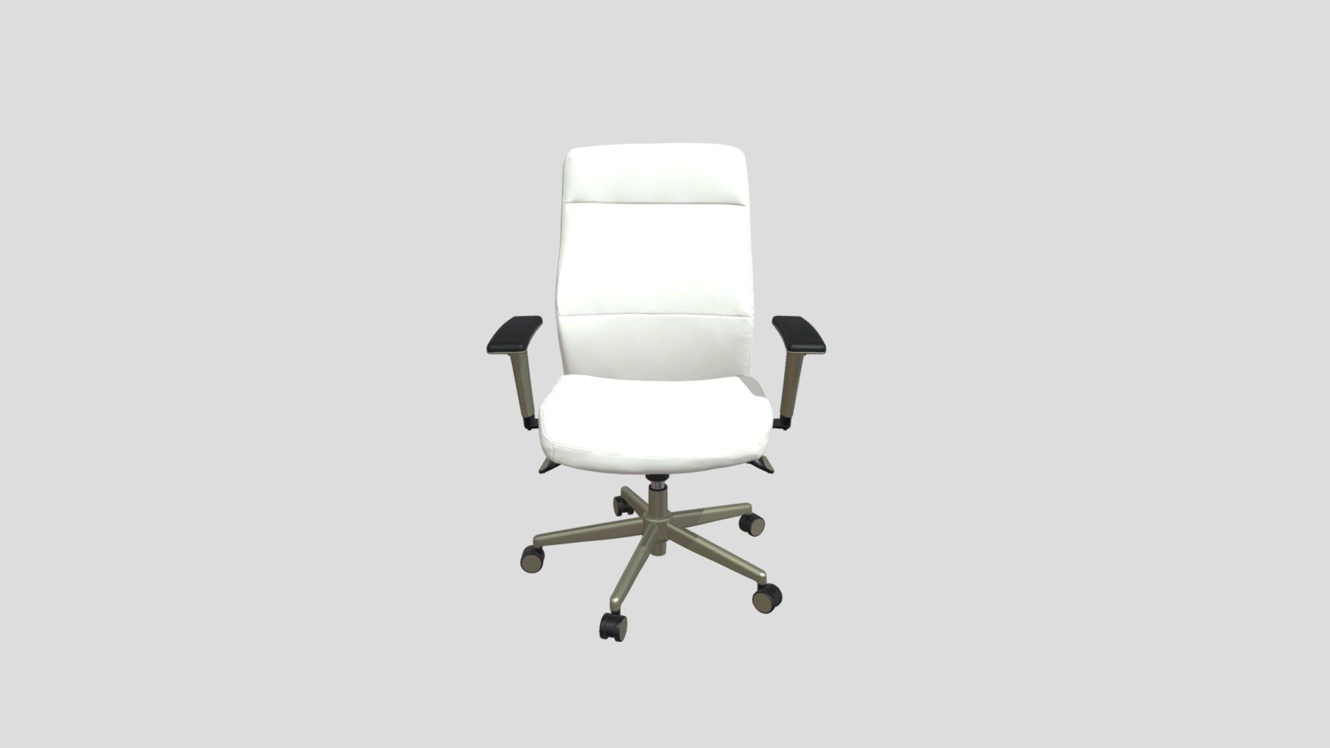Baylor Office Chair WHITE LaZBoy 3D model by HexagonCreations