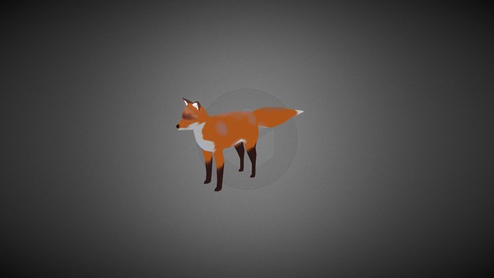 Fox Idle 3D Model