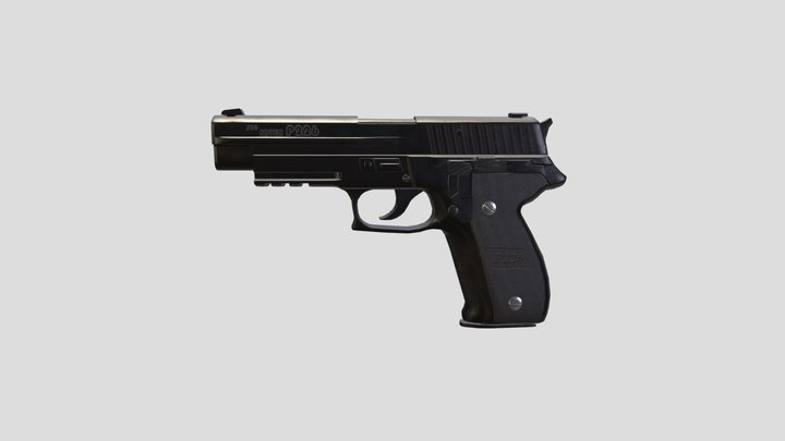 P226 Gun 3D Model