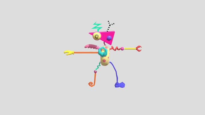 Digital Circus - Zooble 3D Model