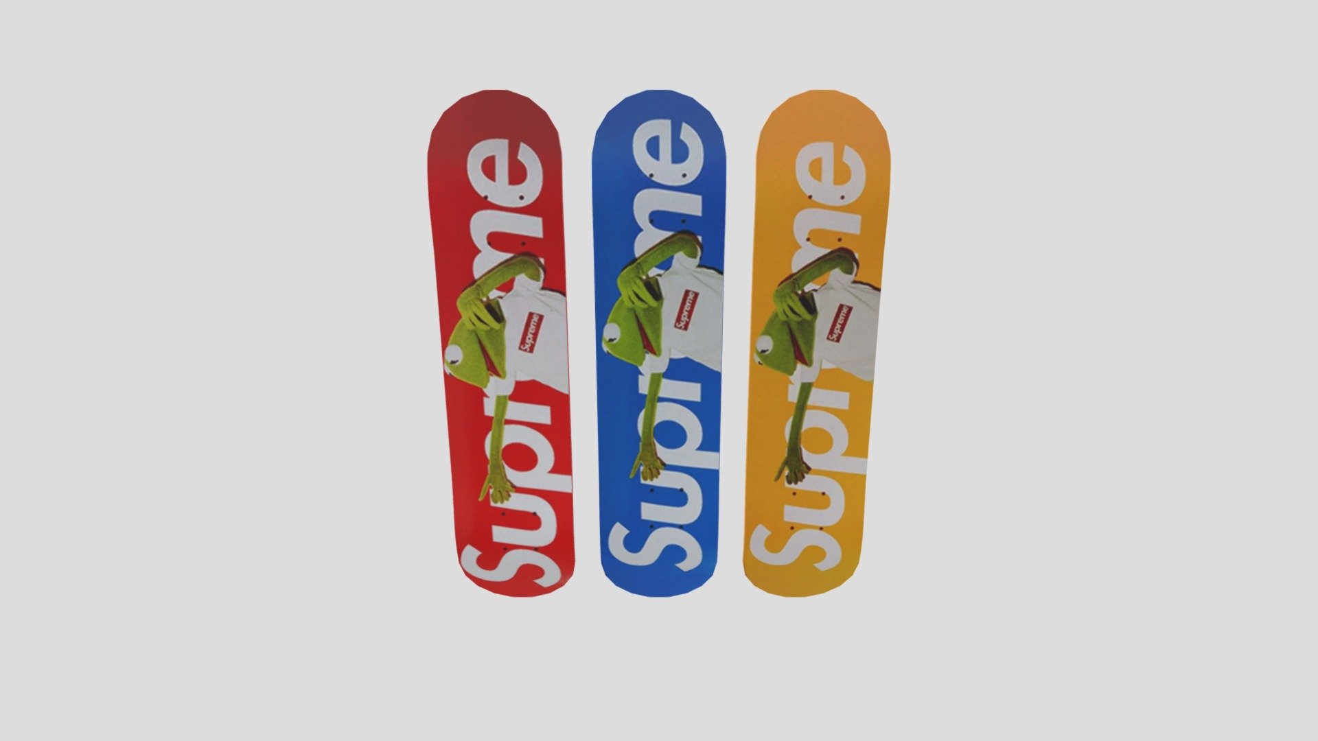 Supreme Boards 3D model by Haroon. (Haroon123) [259434b] Sketchfab