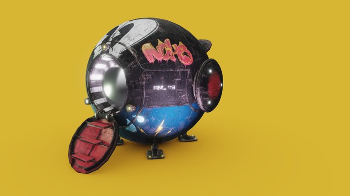 Simon Stalenhag Environment Project: Echosphere 3D Model