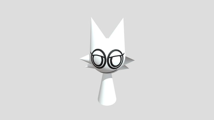 Sprunki Wenda 3D Model
