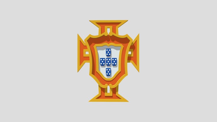 Tuga Football Team Emblem – Modèle 3D gratuit STL