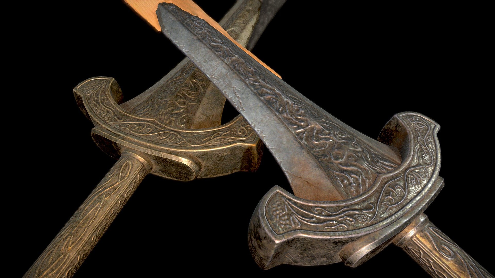 Gargoyle's Blades Download Free 3D model by Michal Cavrnoch
