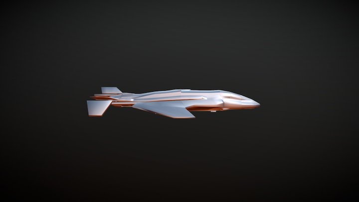 Light fighter 3D Model