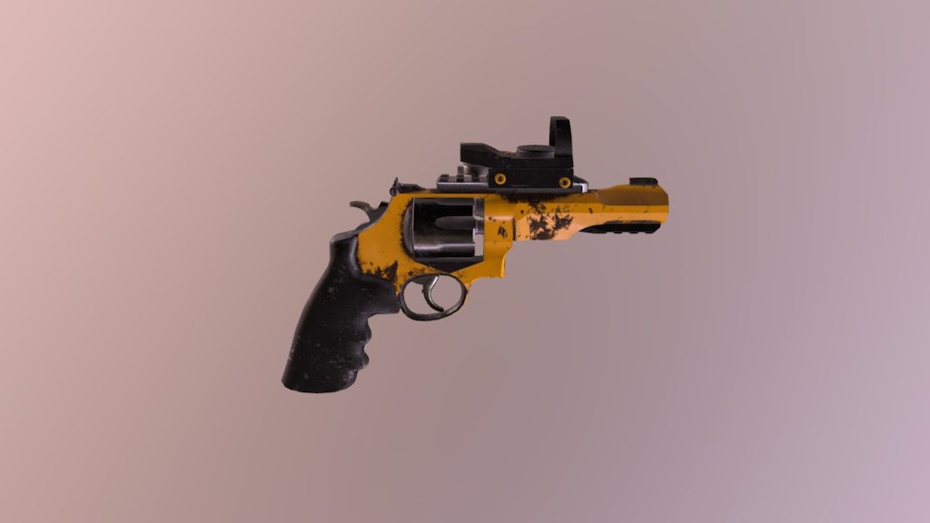 Pistol Texturing PBW Workflow - 3D Model By Qadeer.labels [25987c4 ...