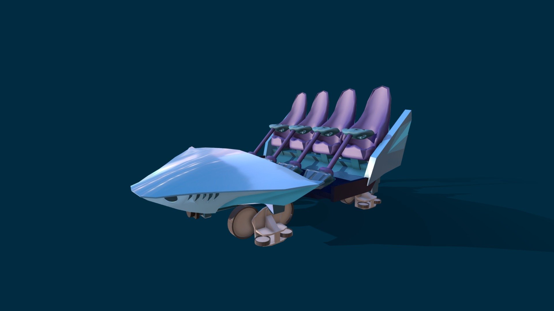 Mako Ride Vehicle - SeaWorld Orlando - 3D model by TonyFilms335 ...