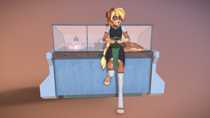 Zofie Cakes (Fluff-kevlar) 3D Model