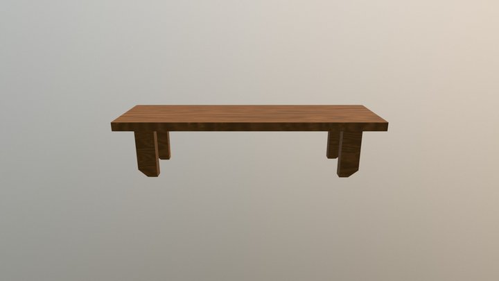 Dinner Table 3D Model