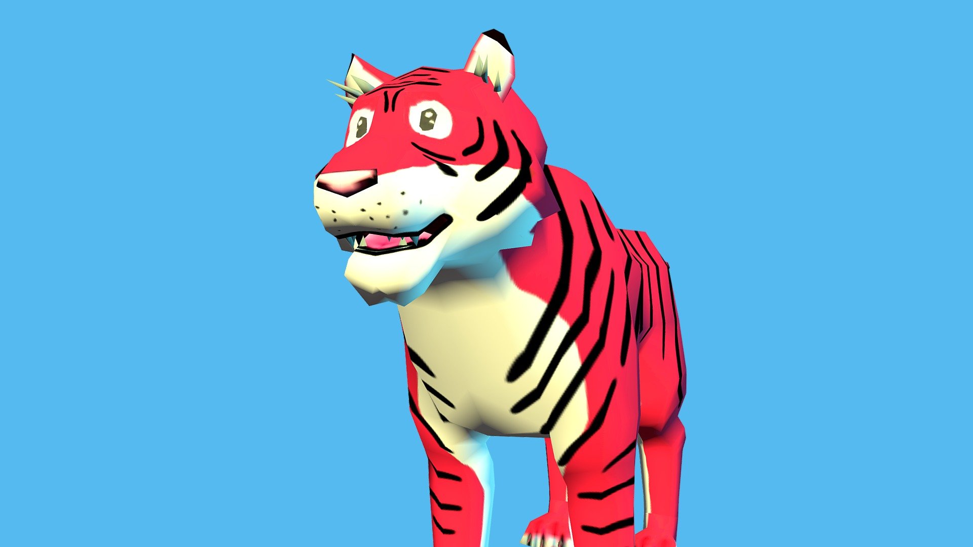 SWEDEN VR - Tiger (Low Poly)
