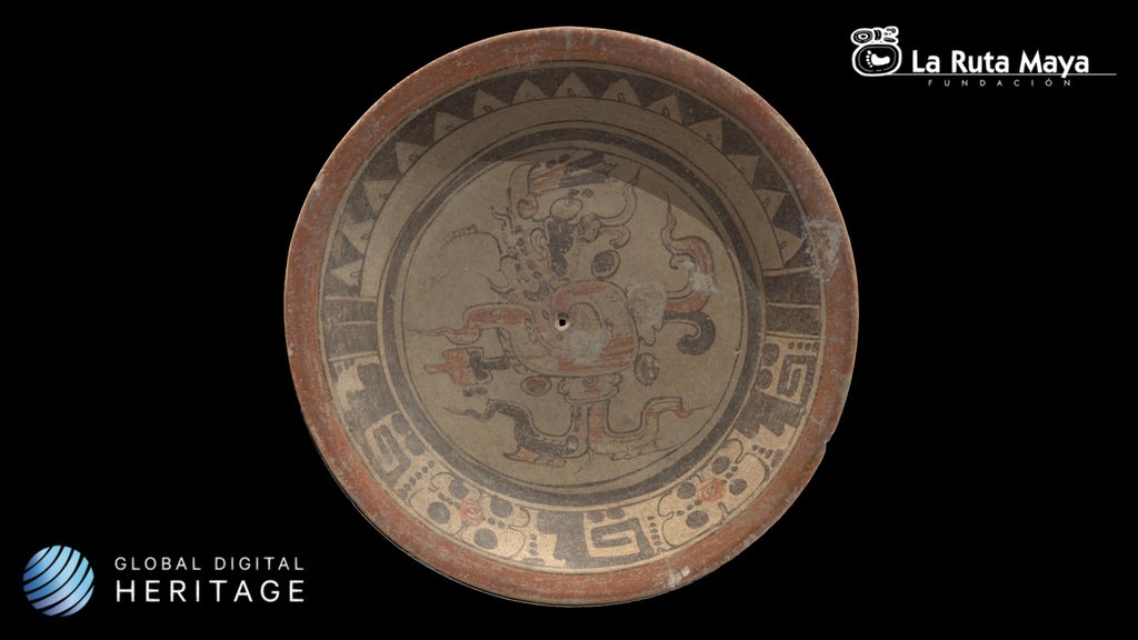 Plate with Aquatic Underworld Deity