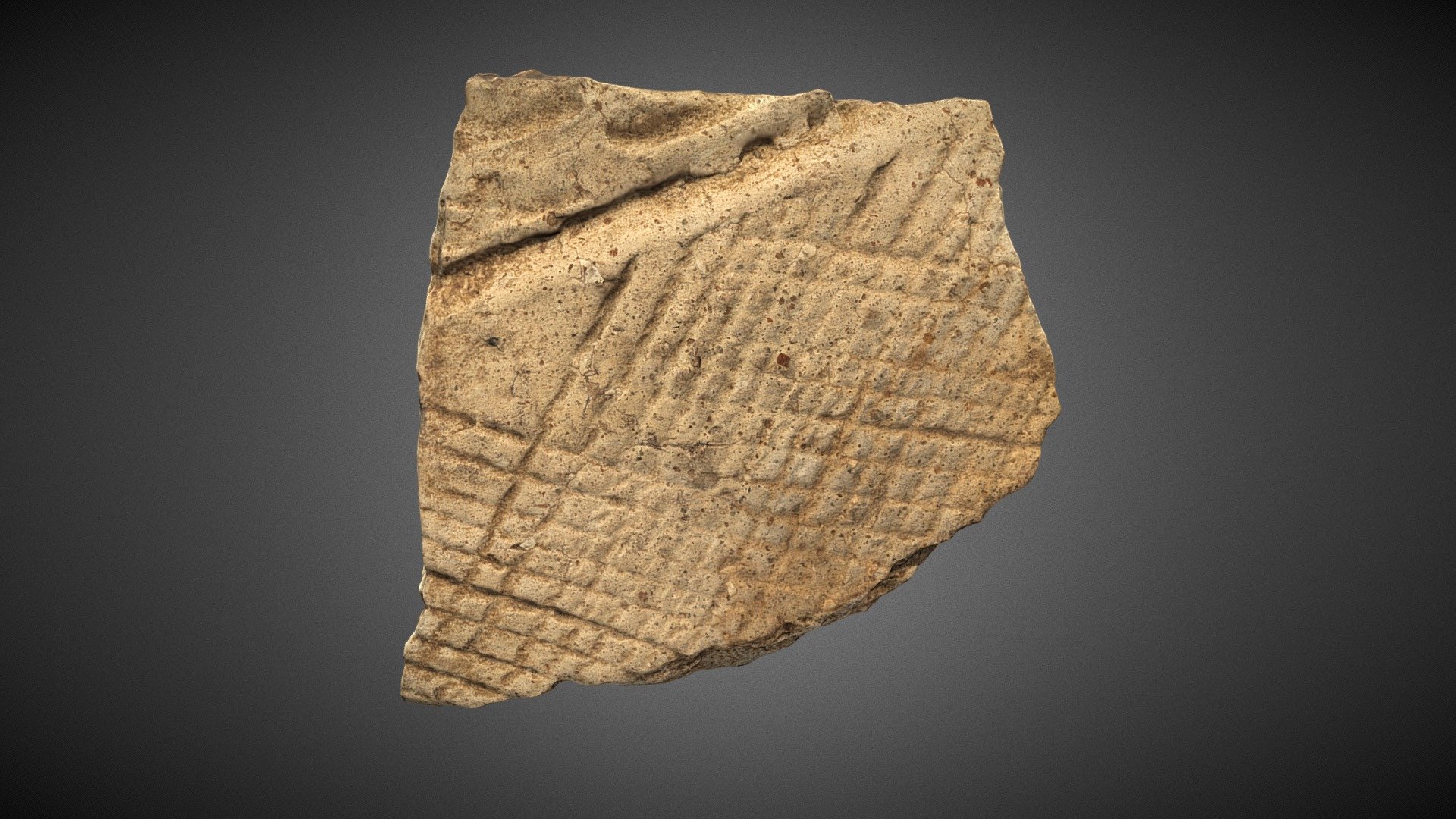 Marksville Cordedware Fragment