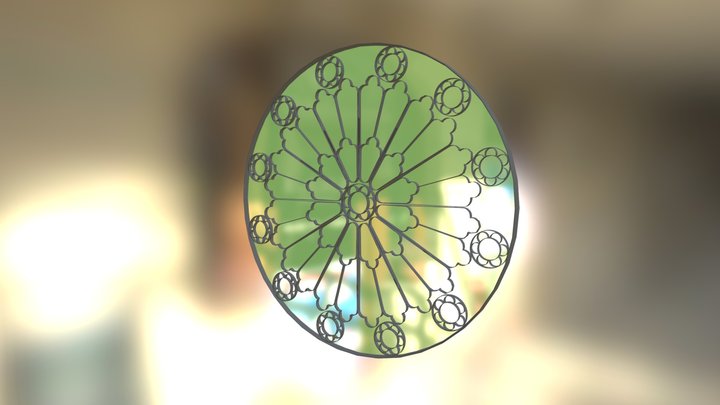 Vitral Gótico 3D Model