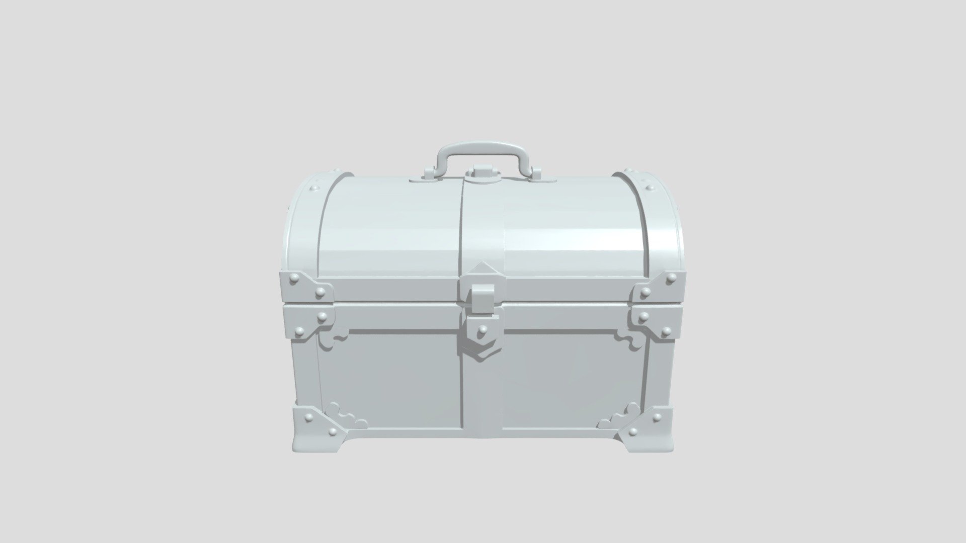 A wooden treasure chest - 3D model by 9909150561 [259cccf] - Sketchfab