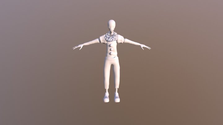 Mr. Buttons 3D Model