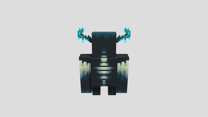 Warden Minecraft (animation recreations 3D Model