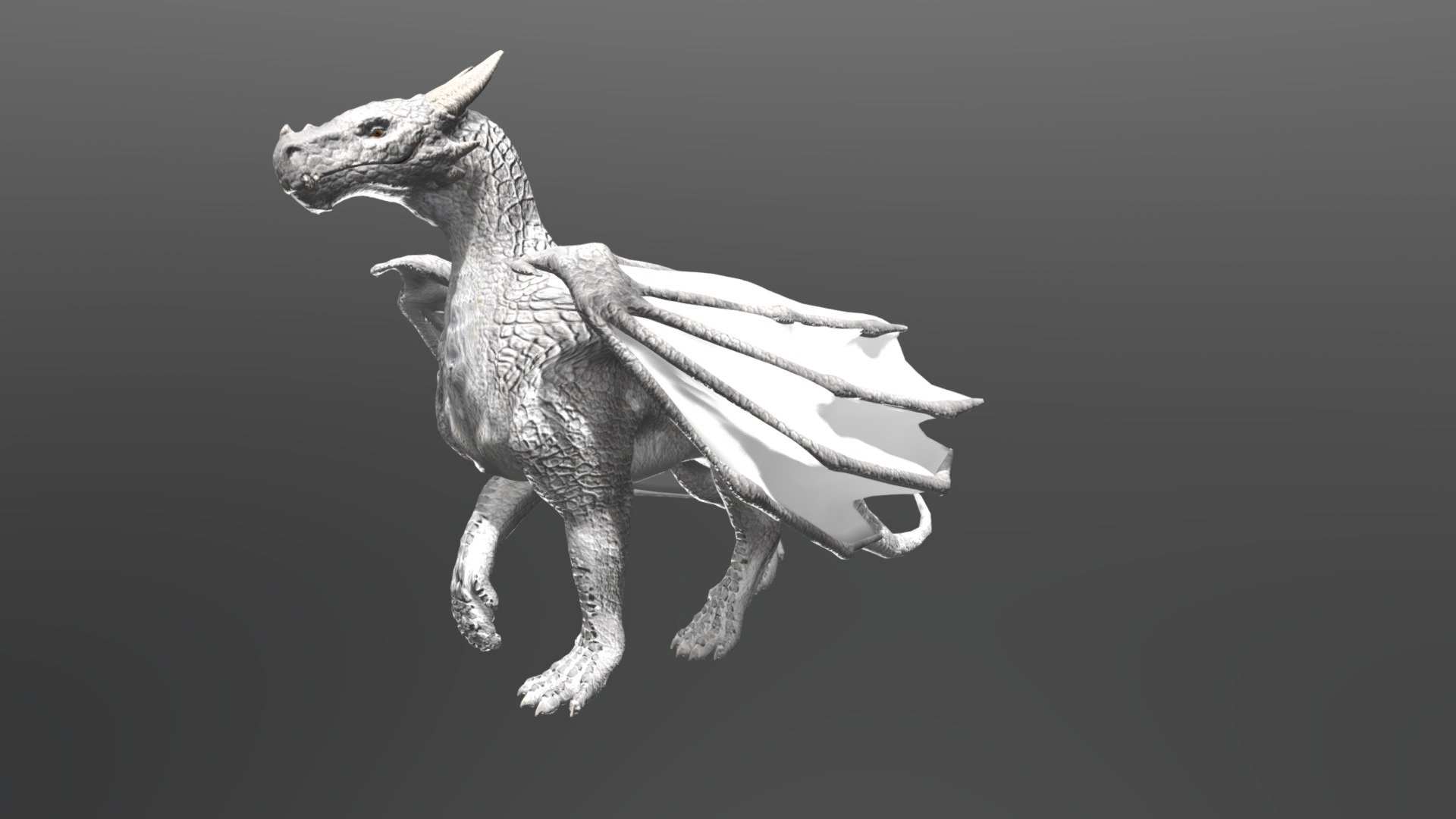 Dragonik. Idle and walk cycle - 3D model by Arai (@Arais) [25a0411 ...