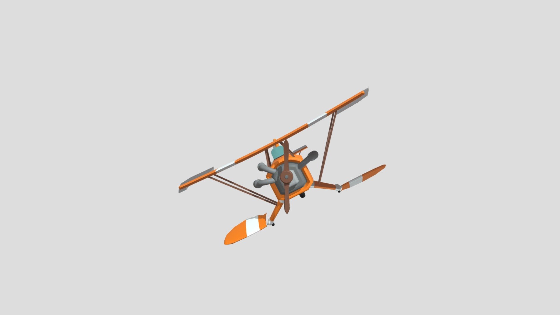 Biplane Orange