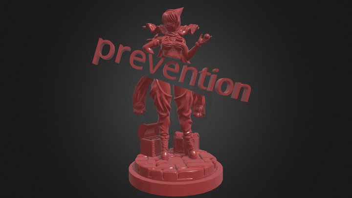 Low polygon thief for DND 3D Model