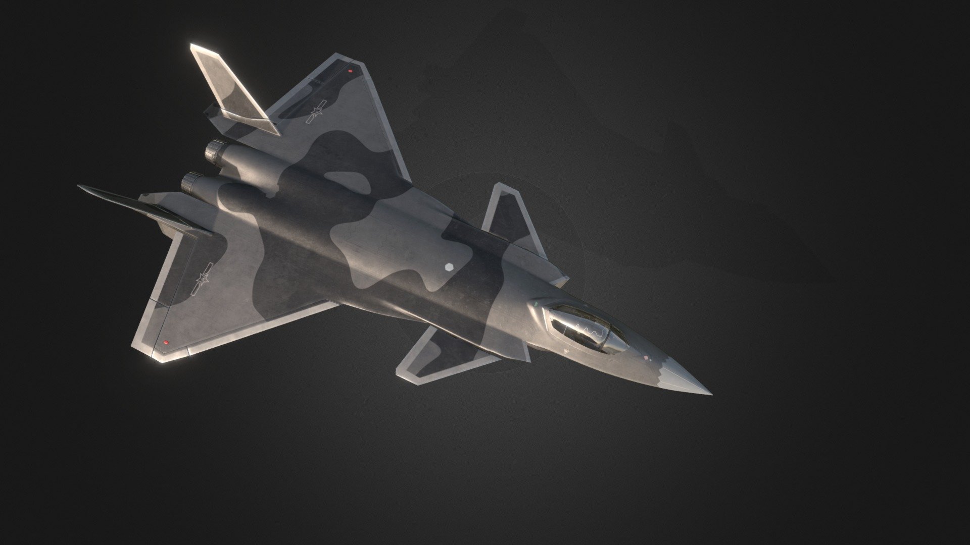 Chengdu J-20 fighter V2 - Download Free 3D model by Miopass [25a1946 ...