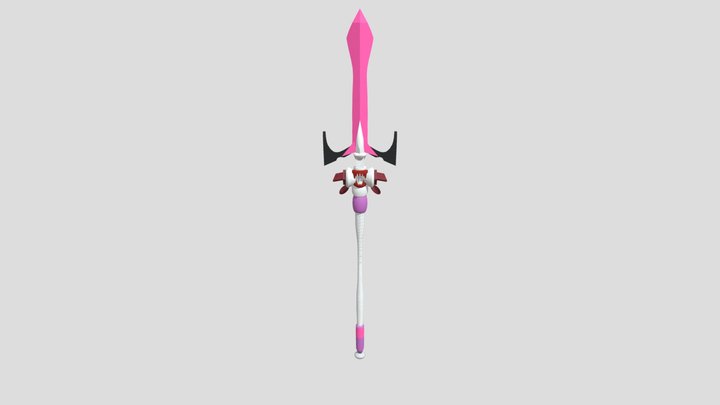 Hades Spear Textured WIP 3D Model