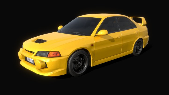 Thunderbolt '96 - Low Poly Model