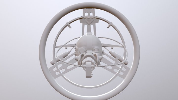 Steering Wheel NUX Mad Max 3D Model