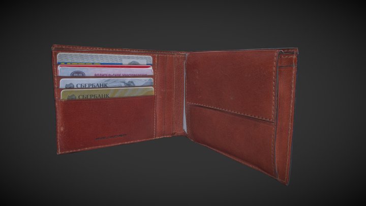 Old wallet 3D Model
