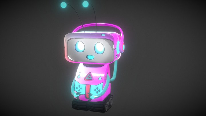 3D Chat Bot Avatar Model 3D Model