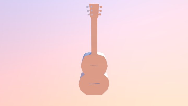 GH Prop Guitar V005 3D Model