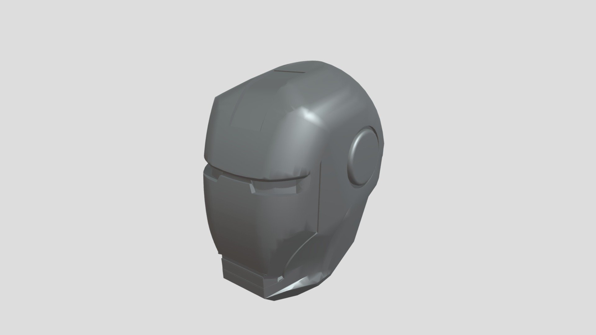 Iron man helmet