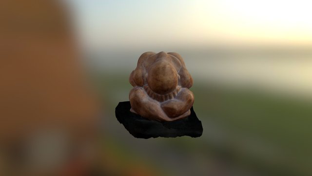 Buddha with Flash 3D Model