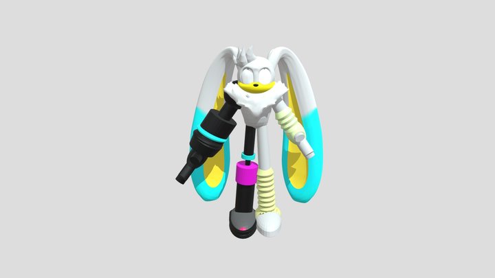 FrostFoot(My Sonic OC) 3D Model!