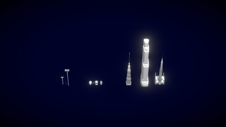 XYZ School: HW3 (blocking with variations) 3D Model