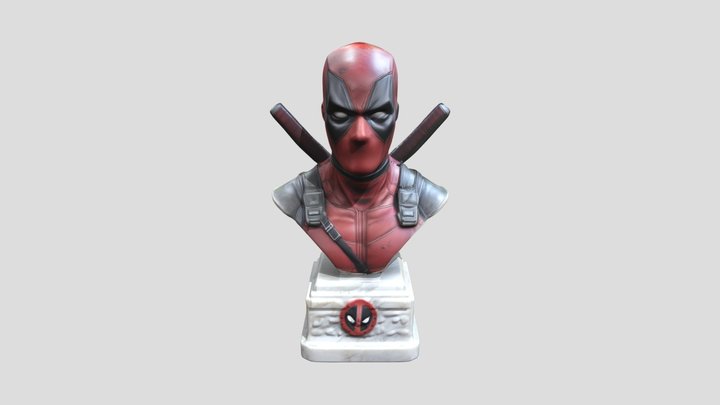 Deadpool bust 3D Model