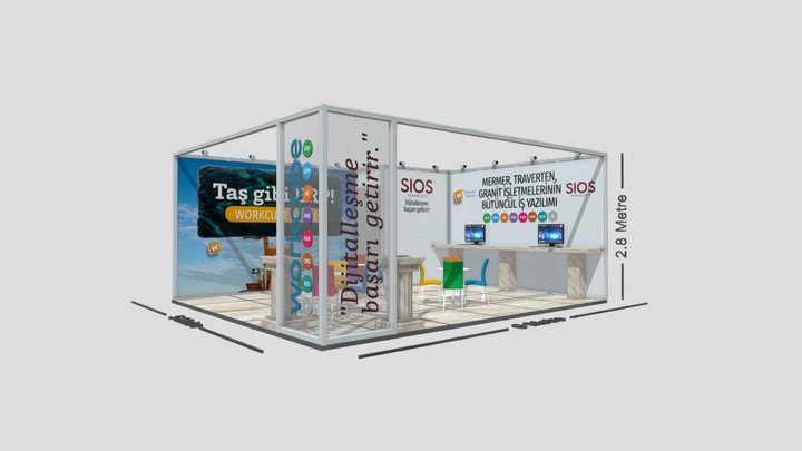 Sios Stand V9 3D Model