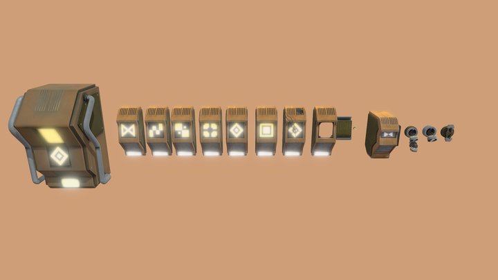 Fnaf SOTM Data Diver Ports – Modèle 3D gratuit STL