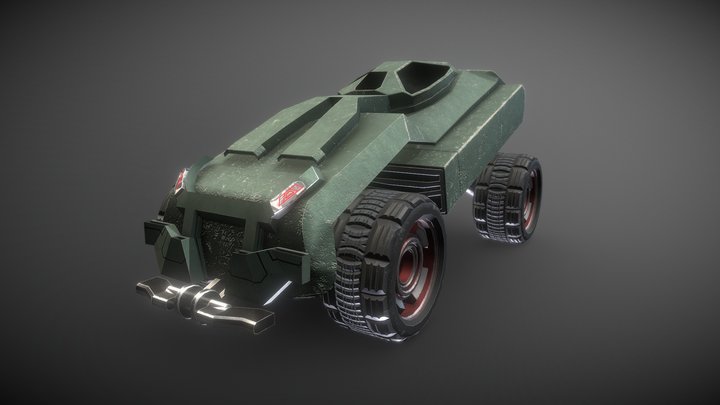 Military truck 3D Model