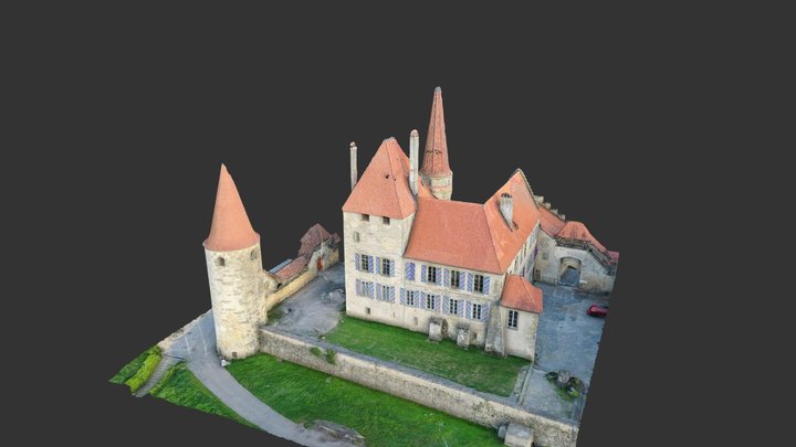 Avenches Castle 3D Model